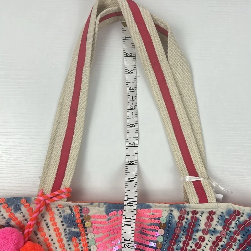 Katydid Women's White Tote Beach Bag New